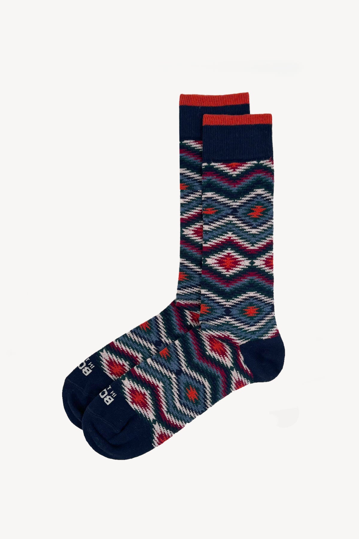 NAVAJO SOCKS NAVY