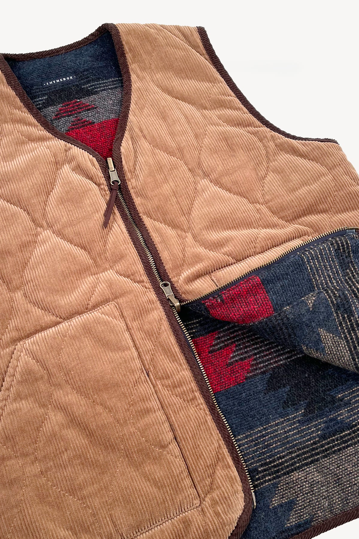GILET RÉVERSIBLE CAMEL