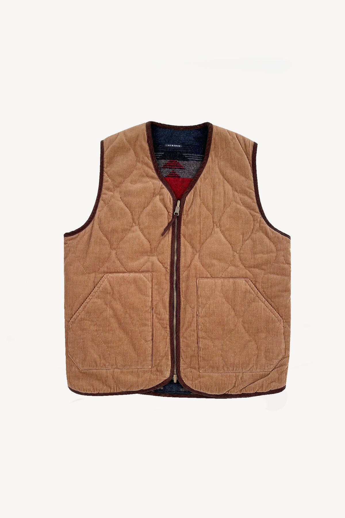 GILET RÉVERSIBLE CAMEL