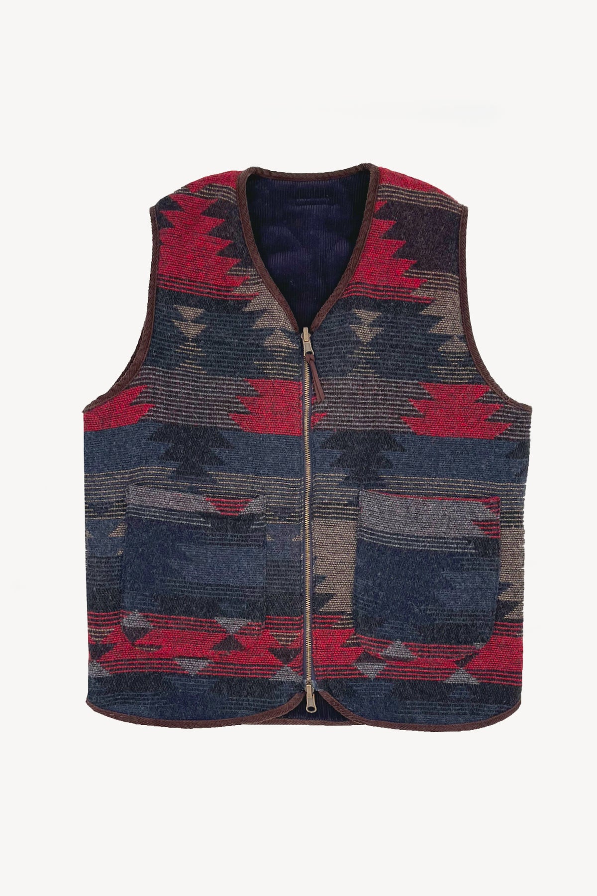 REVERSIBLE VEST NAVY