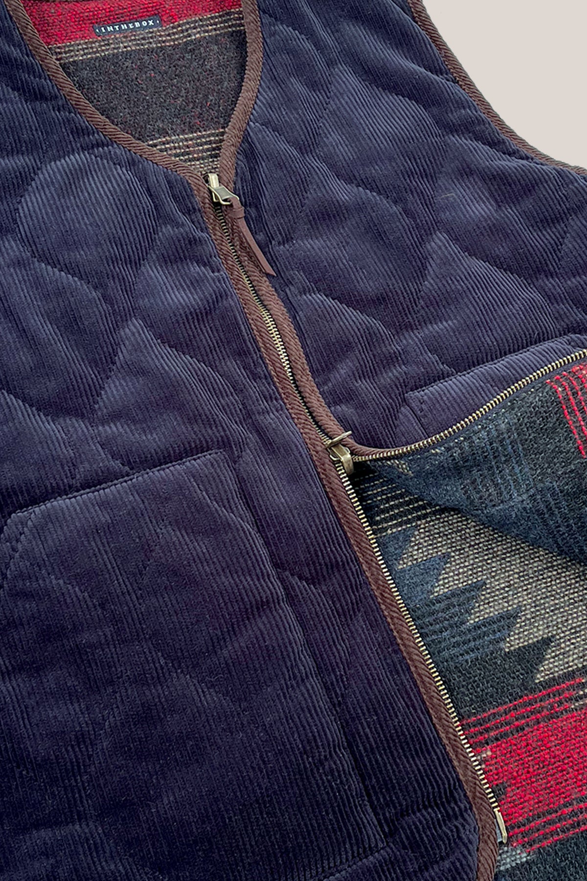 REVERSIBLE VEST NAVY
