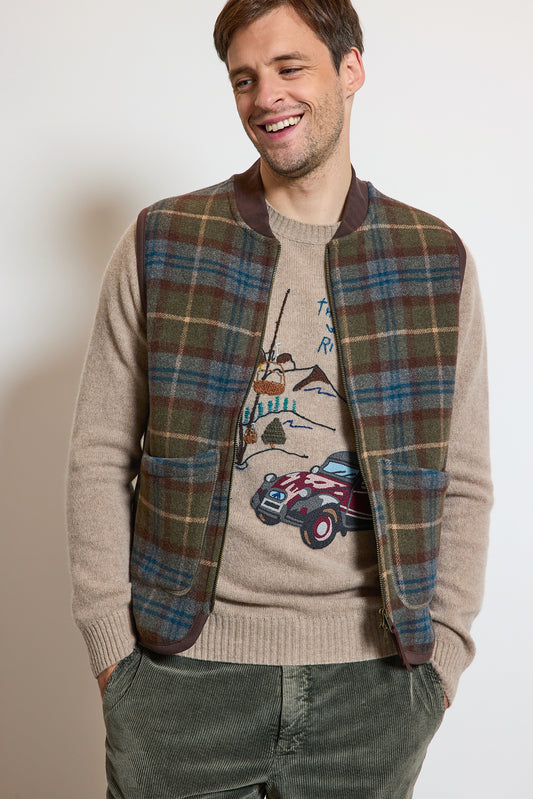 GILET TARTAN