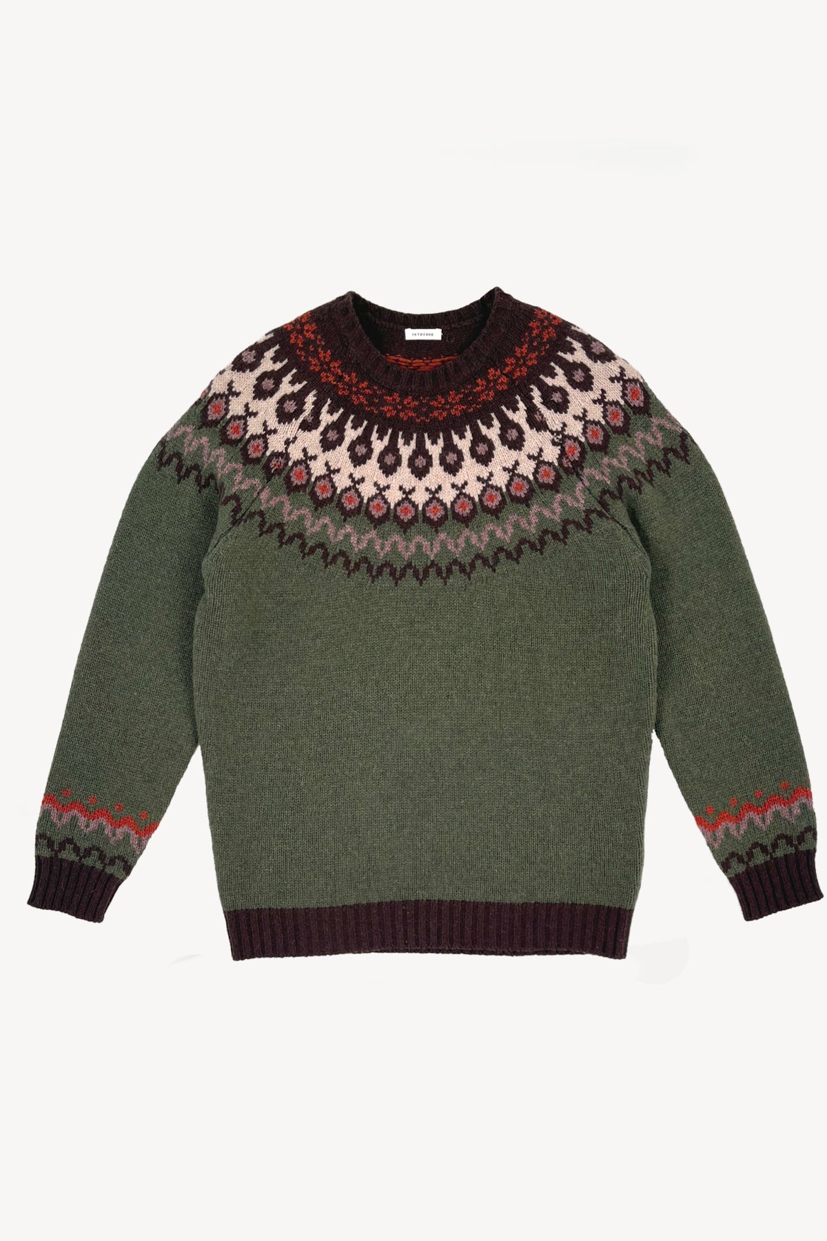 JACQUARD SWEATER KHAKI