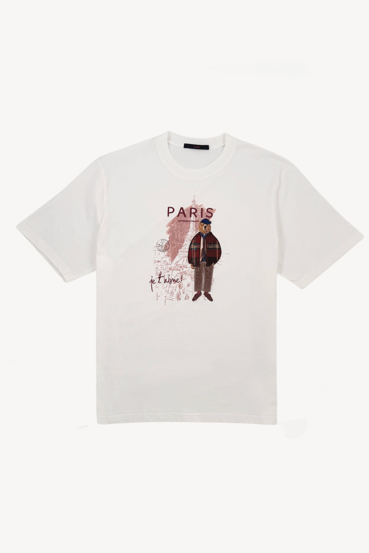 TEE SHIRT PARIS ECRU