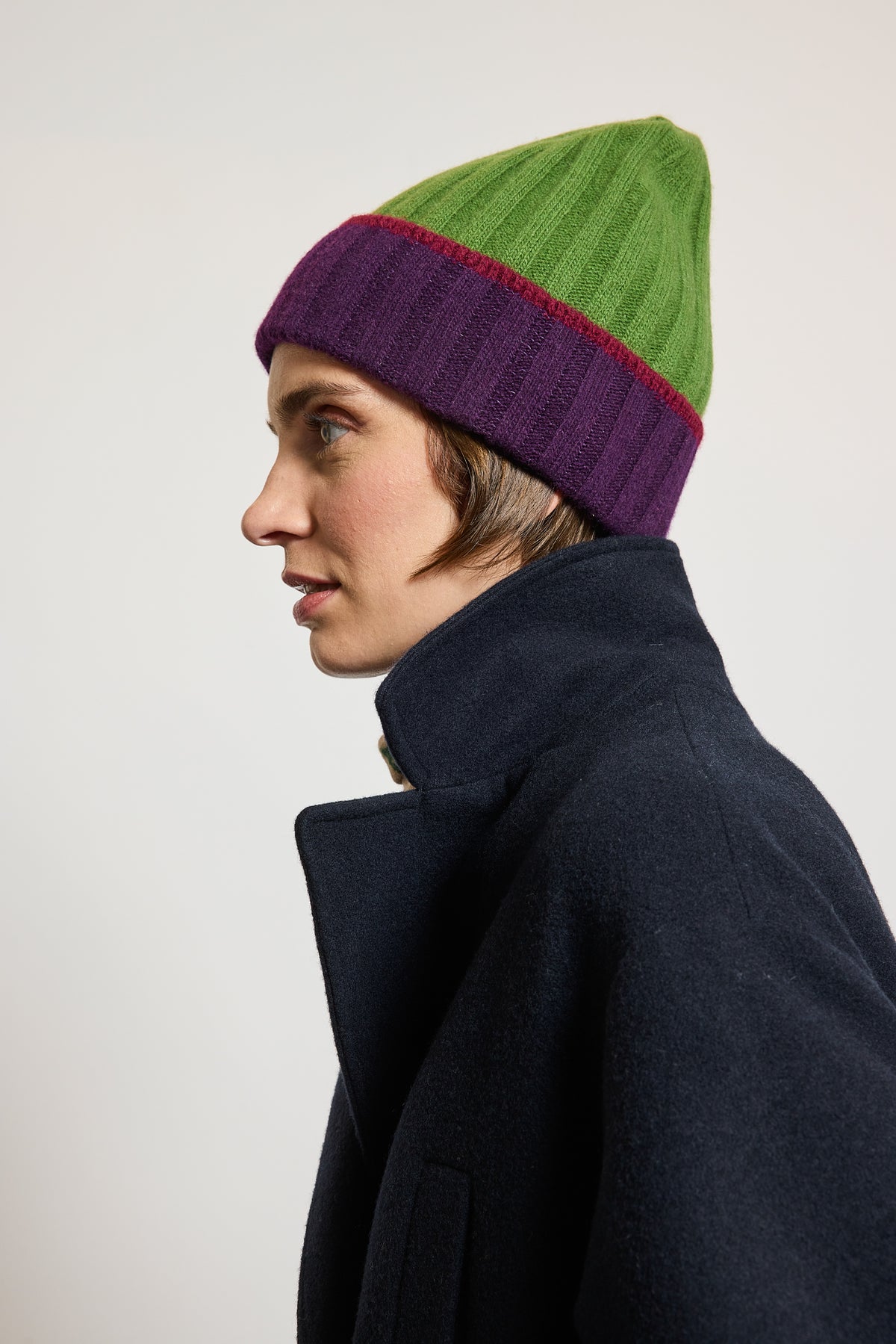 BONNET TRICOLORE VERT