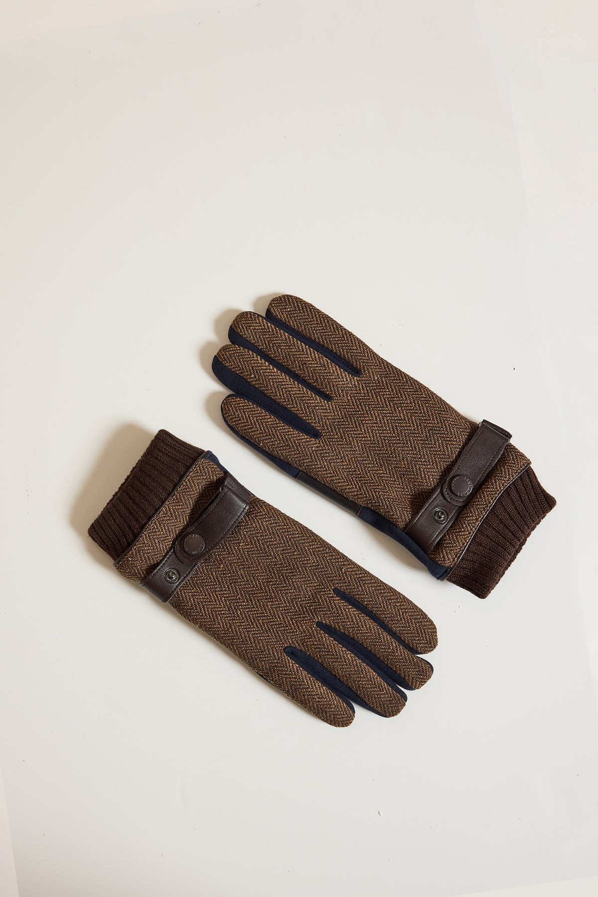 GANTS CHEVRONS CHOCOLAT