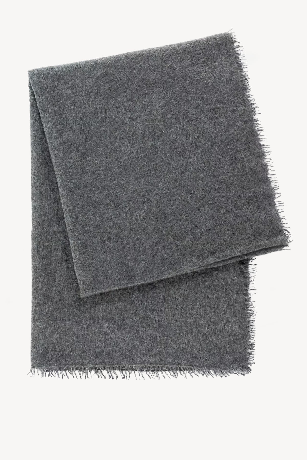 ECHARPE GAZE DE CACHEMIRE ANTHRACITE