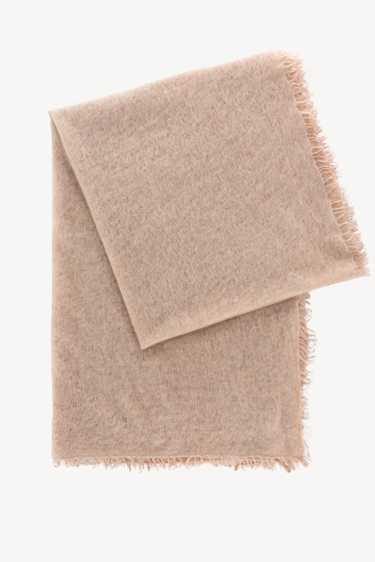 CASHMERE GAUZE SCARF BEIGE