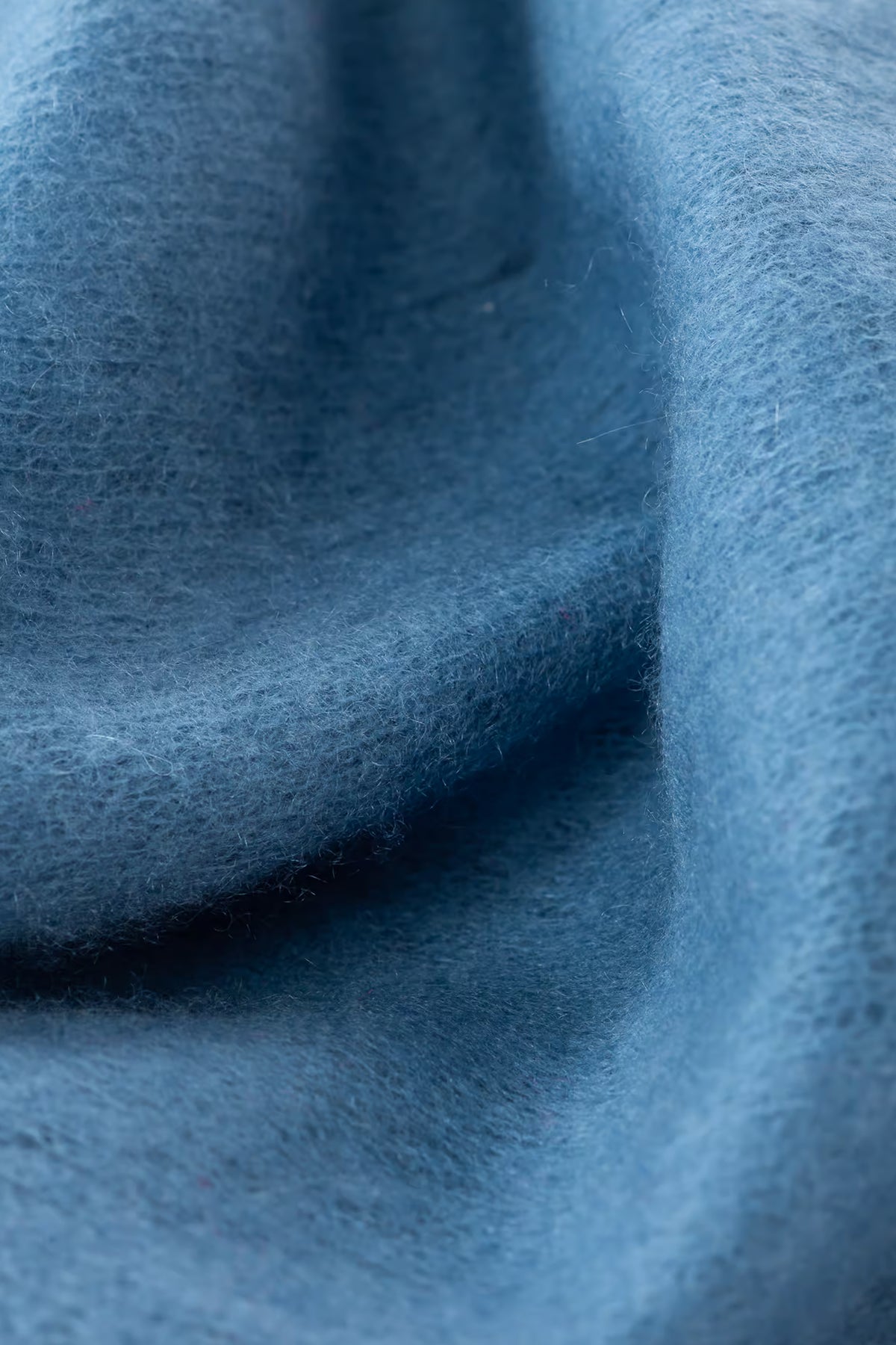 ECHARPE GAZE DE CACHEMIRE BLEUE