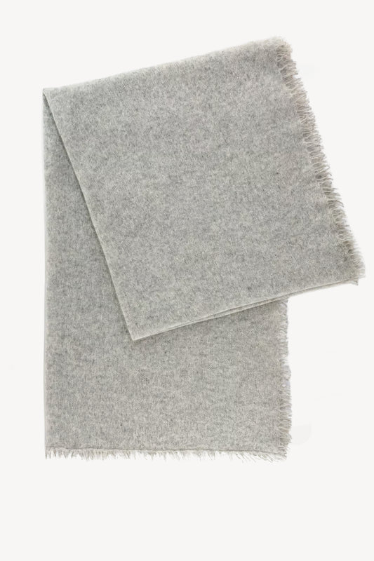 ECHARPE GAZE DE CACHEMIRE GRIS