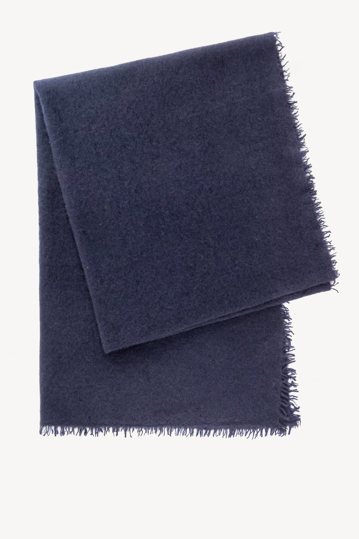 CASHMERE GAUZE SCARF navy