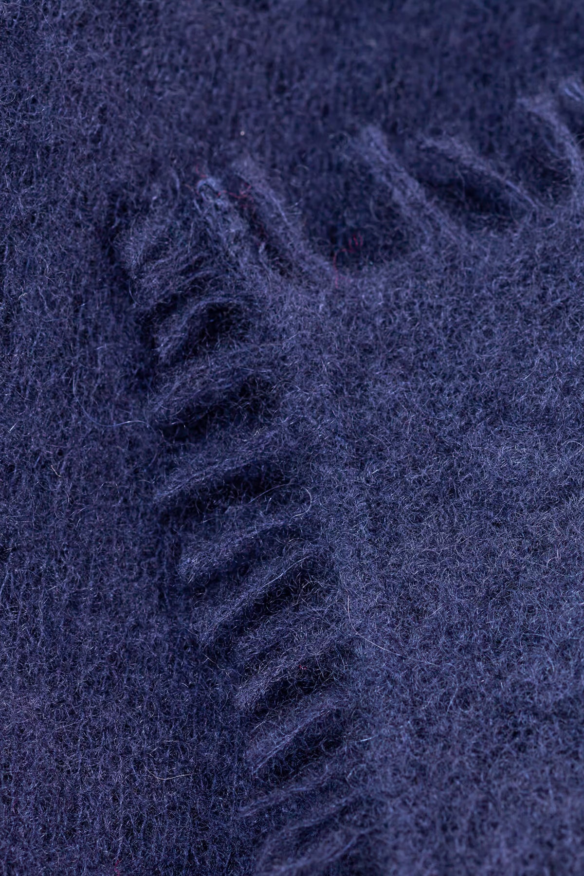 CASHMERE GAUZE SCARF navy