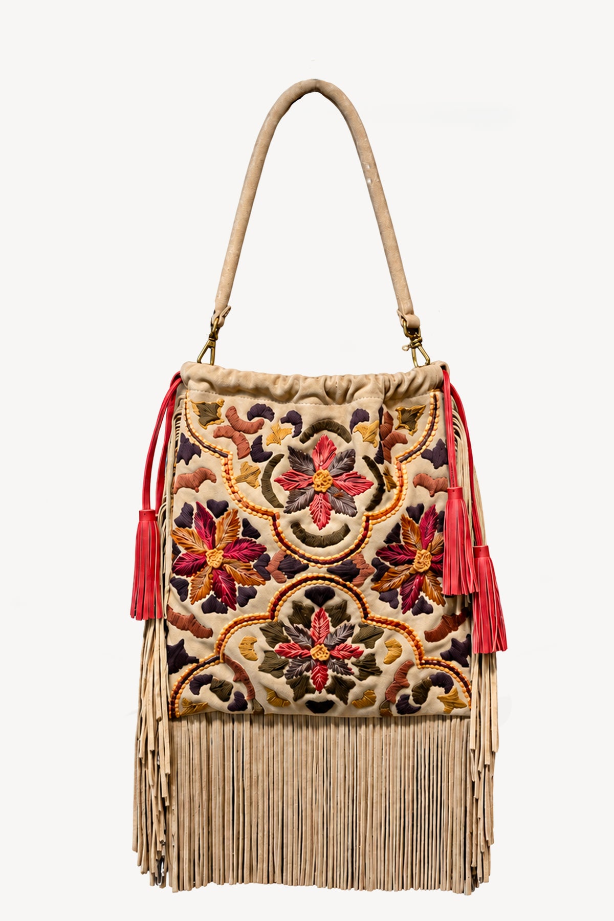 LEATHER BAG BEIGE