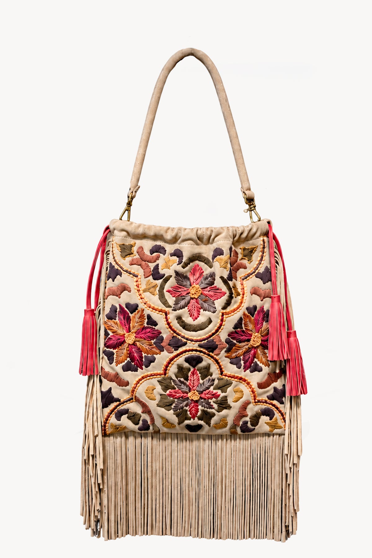 LEATHER BAG BEIGE
