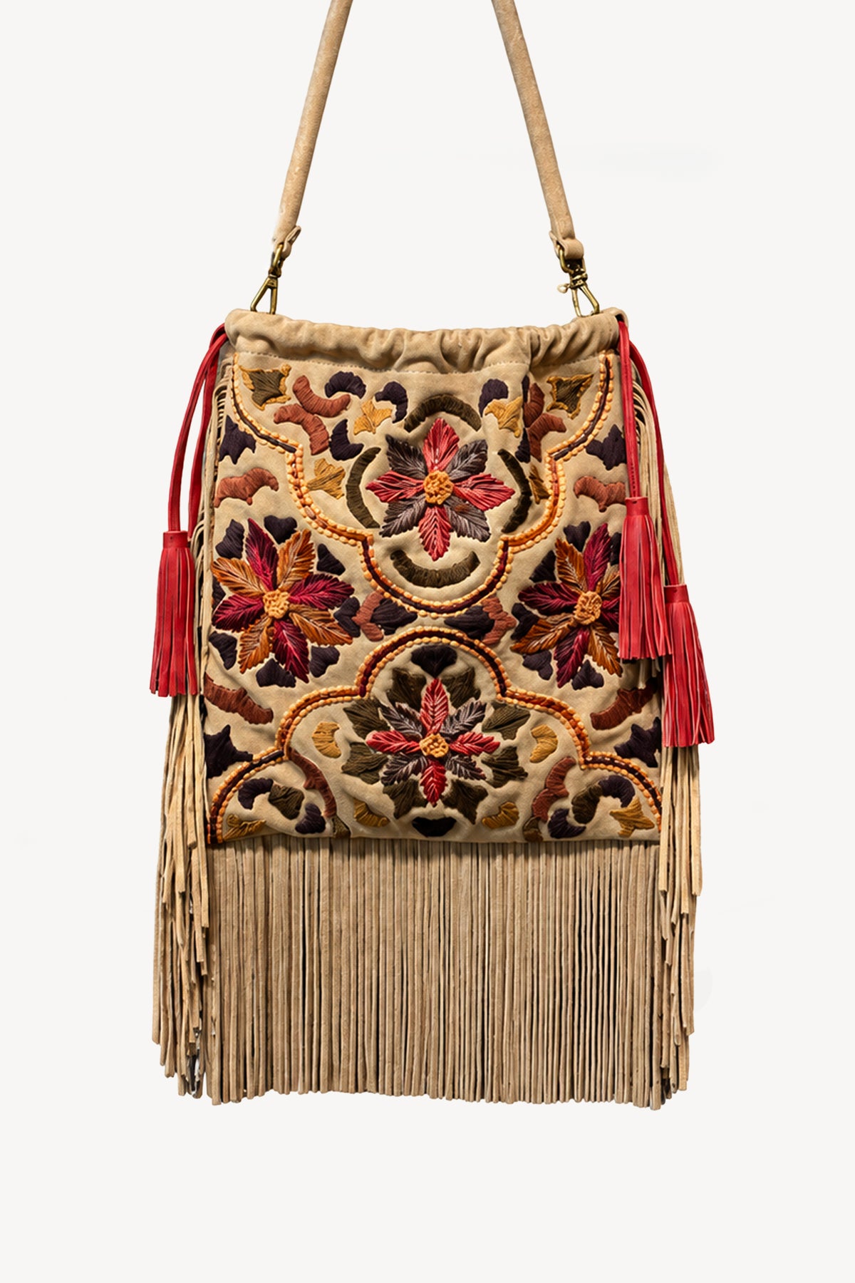 LEATHER BAG BEIGE