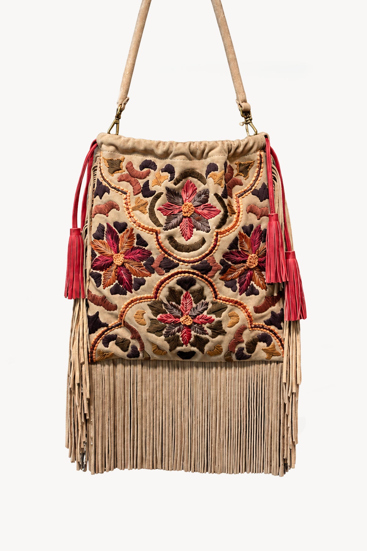 LEATHER BAG BEIGE