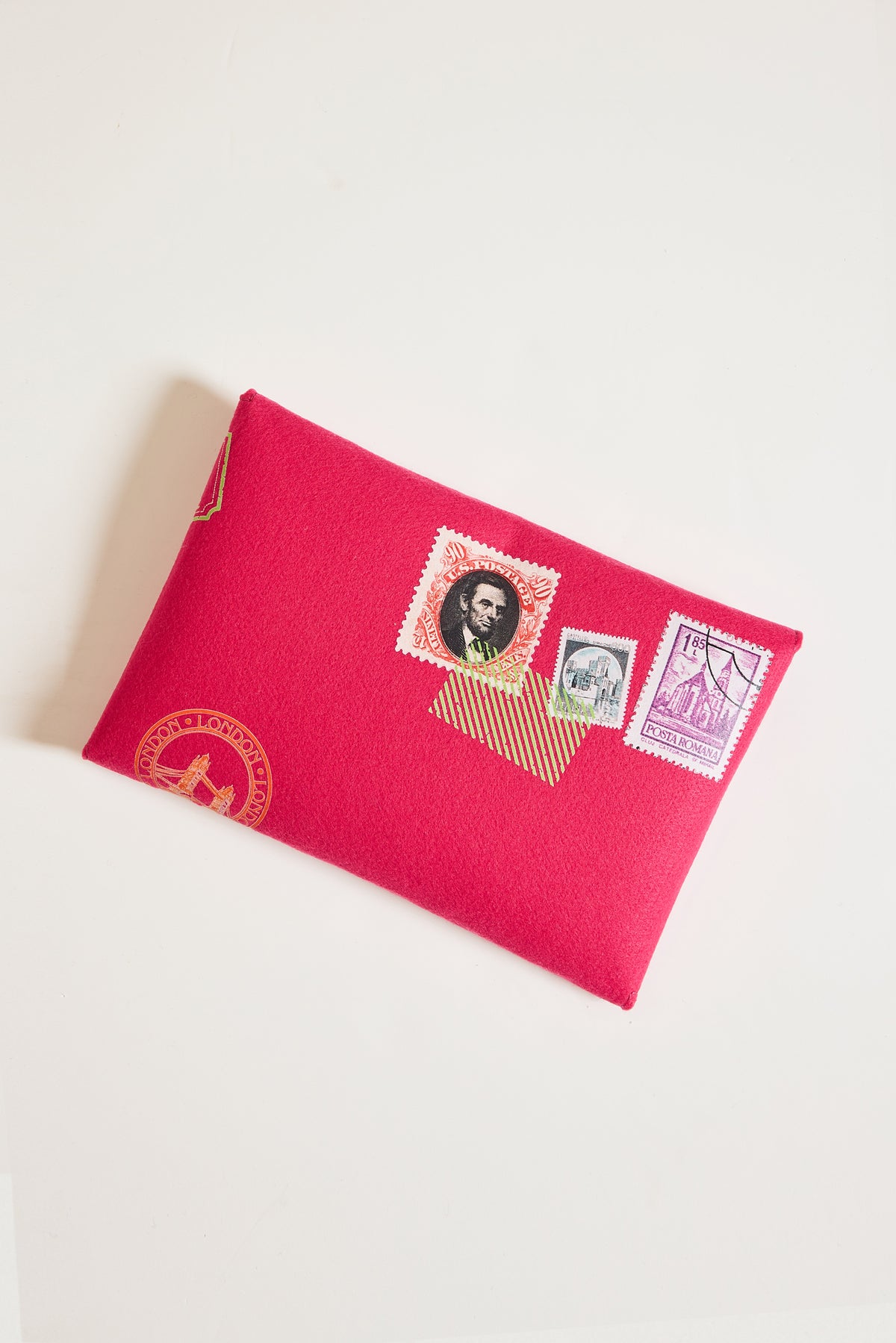 WOOL ENVELOP FUXIA