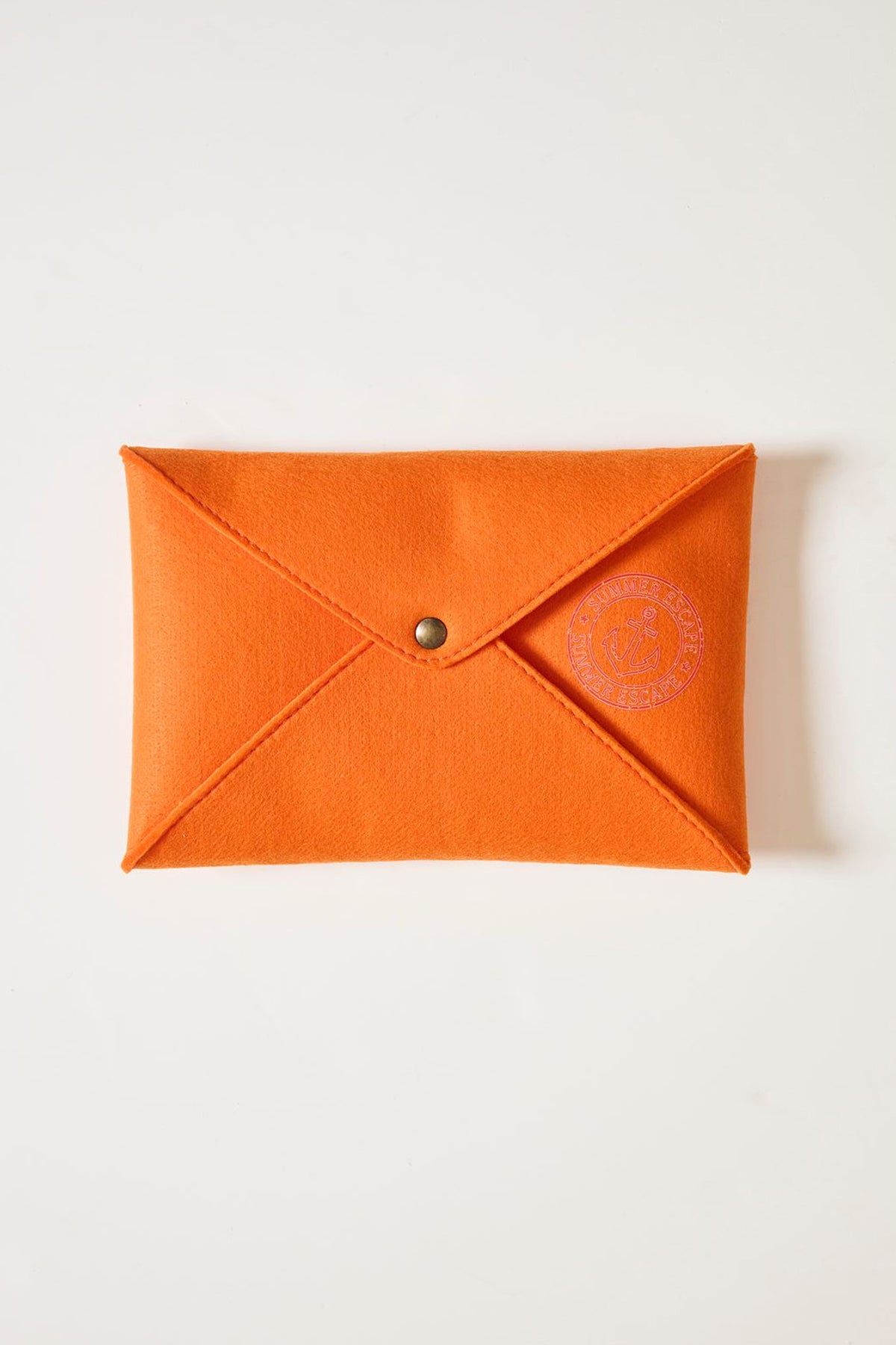 ENVELOPPE EN FEUTRE ORANGE