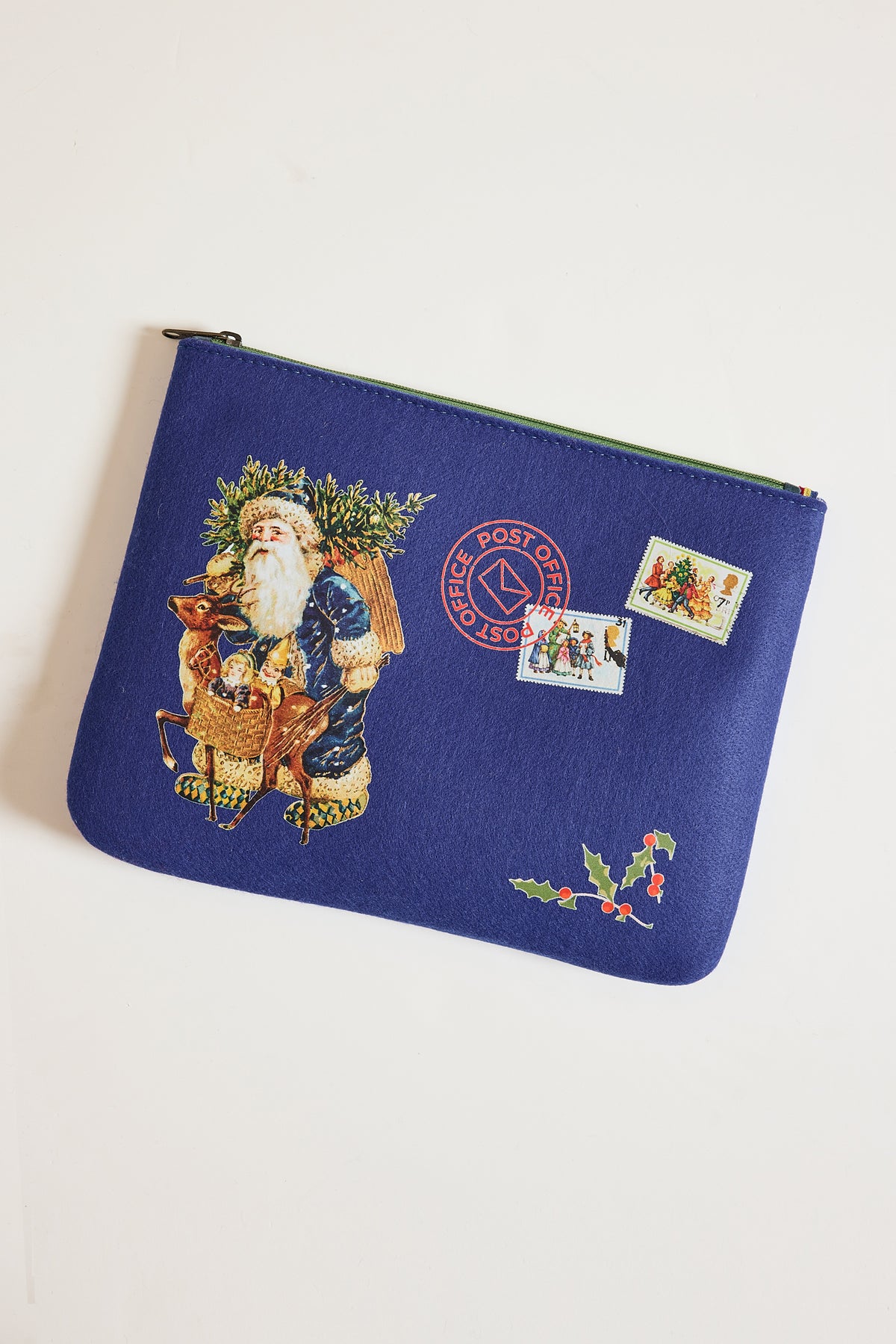TROUSSE EN FEUTRE NOËL BLEUE