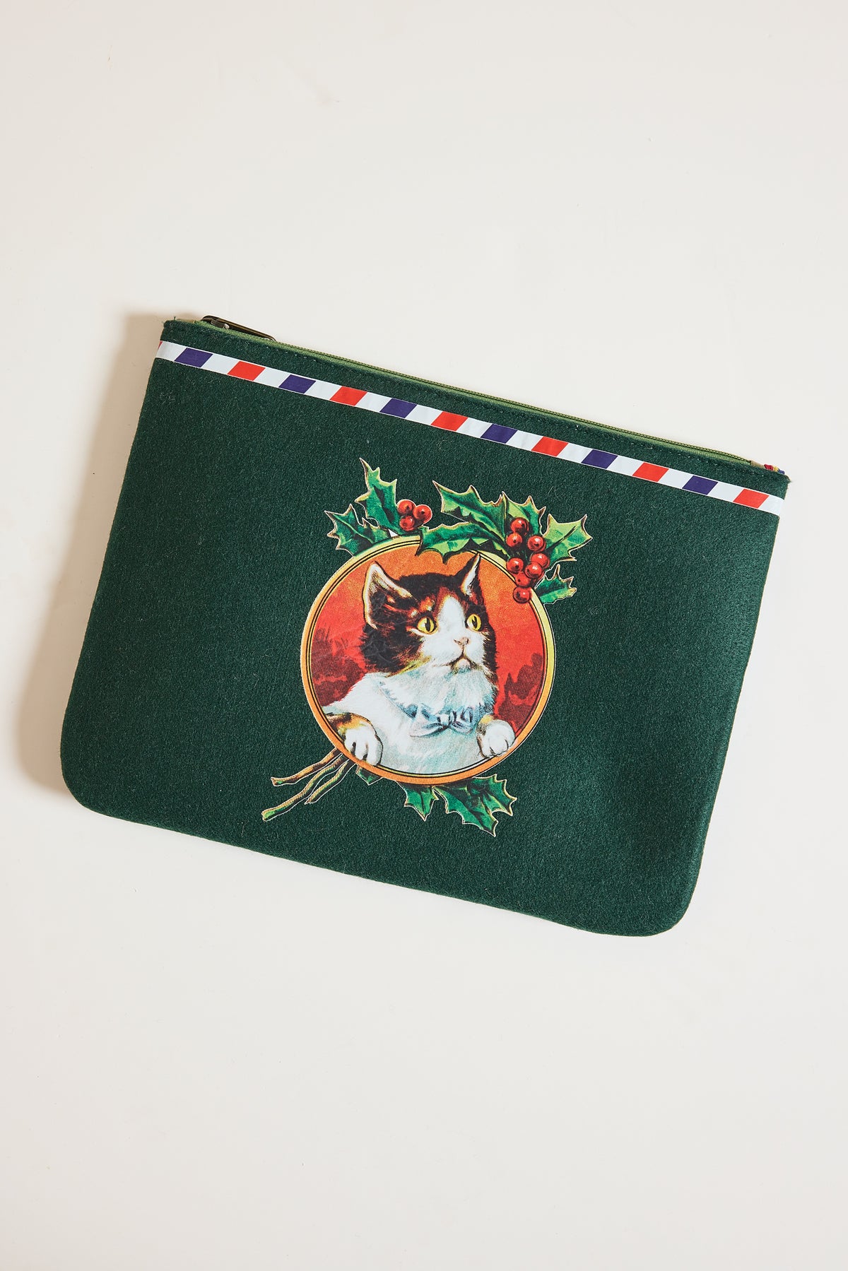 TROUSSE EN FEUTRE NOËL VERTE