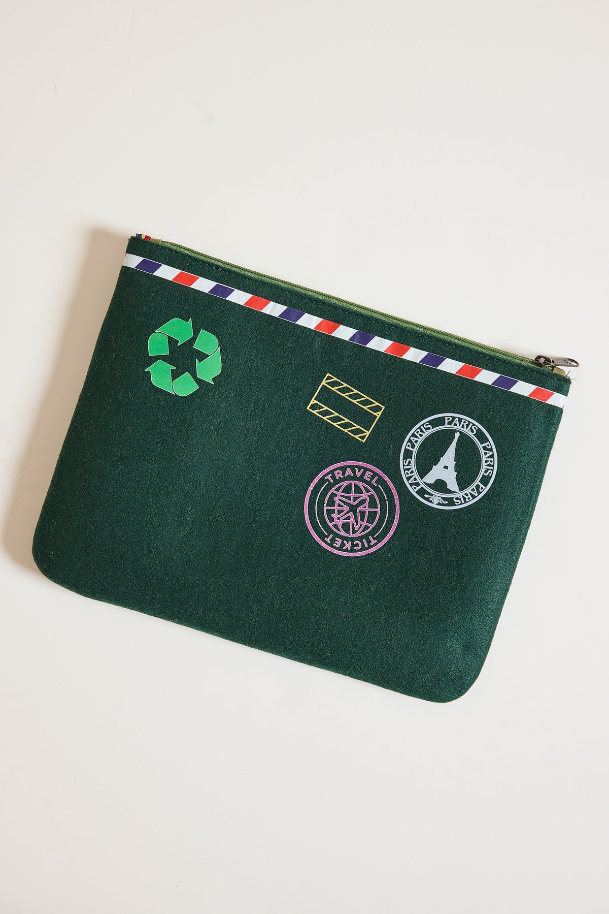 TROUSSE EN FEUTRE NOËL VERTE