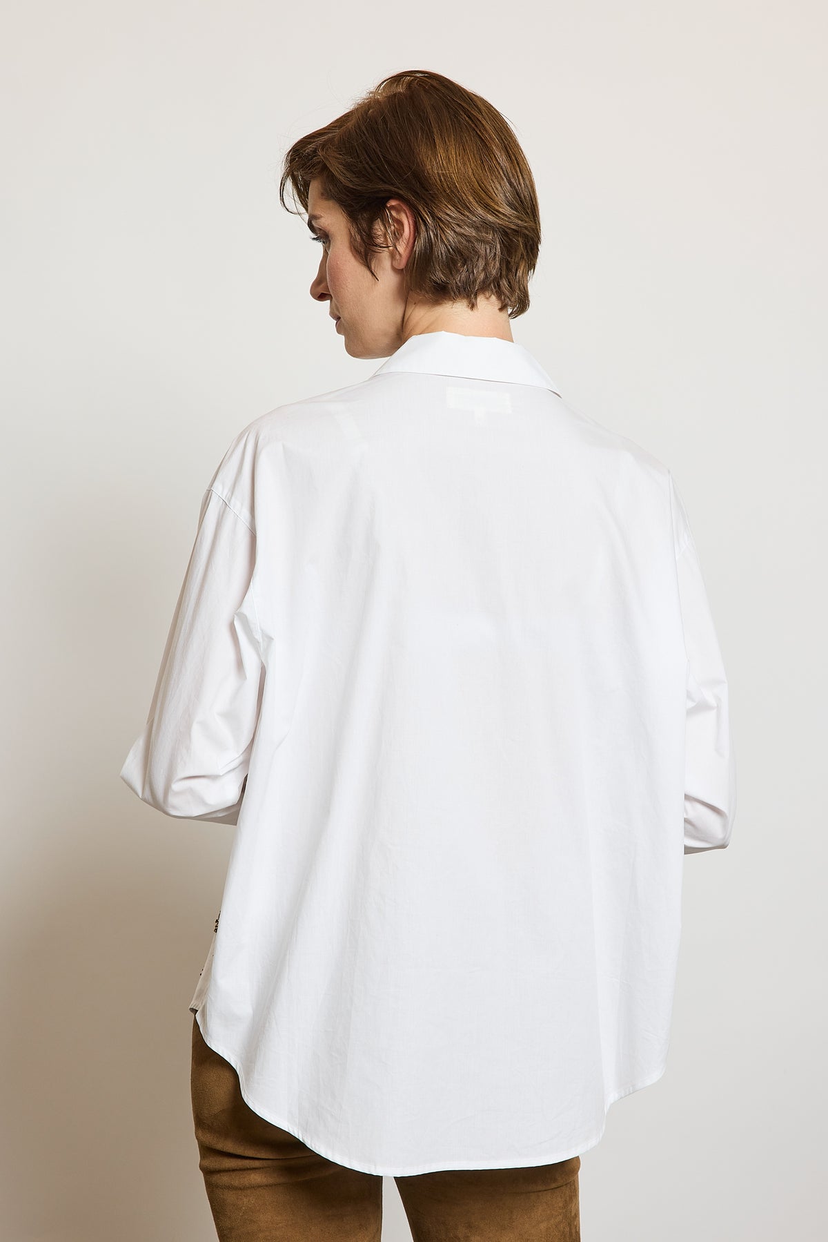 EMBROIDERED SHIRT WHITE