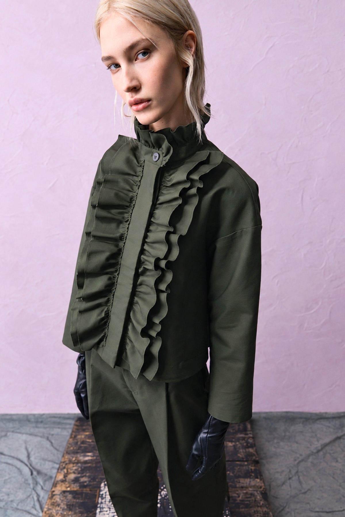 RIFFLES JACKET KHAKI