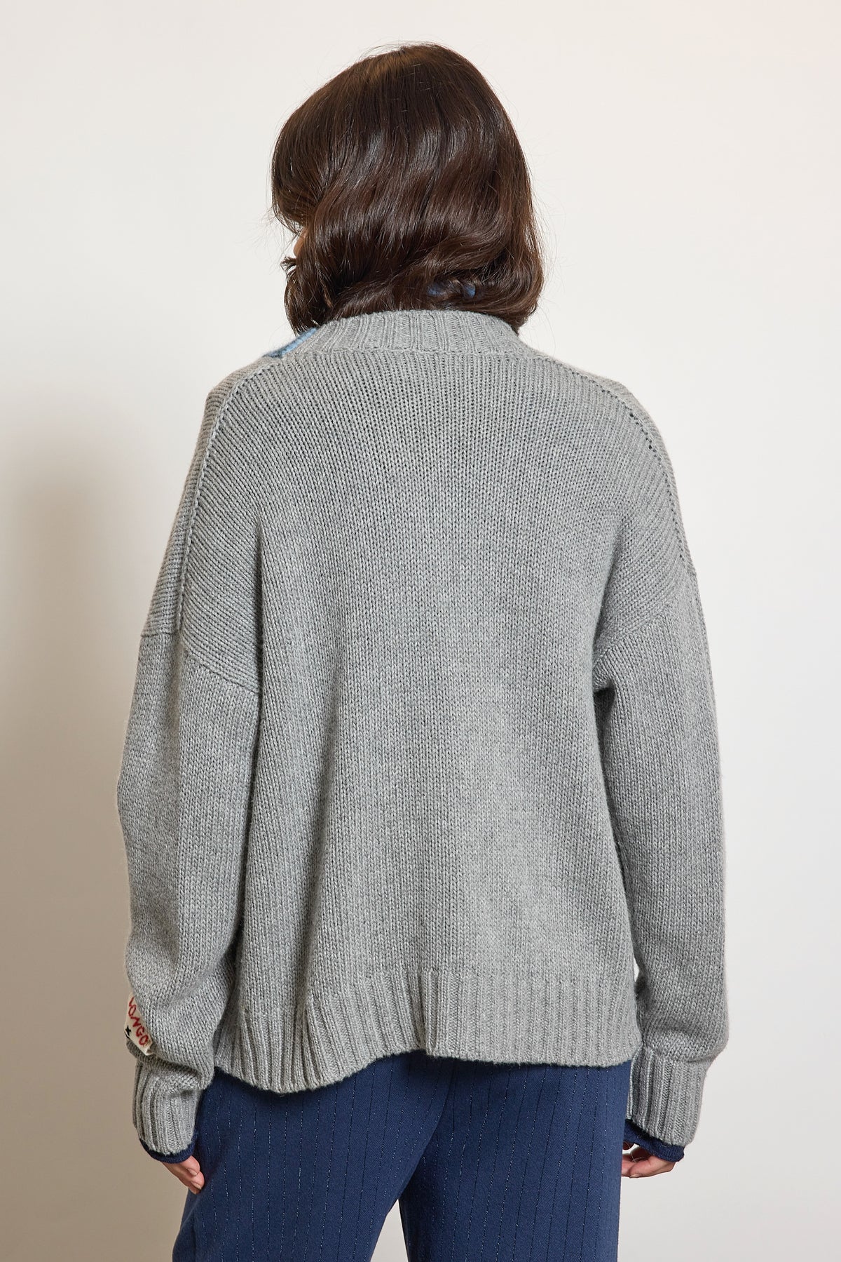POCKET CARDIGAN GREY