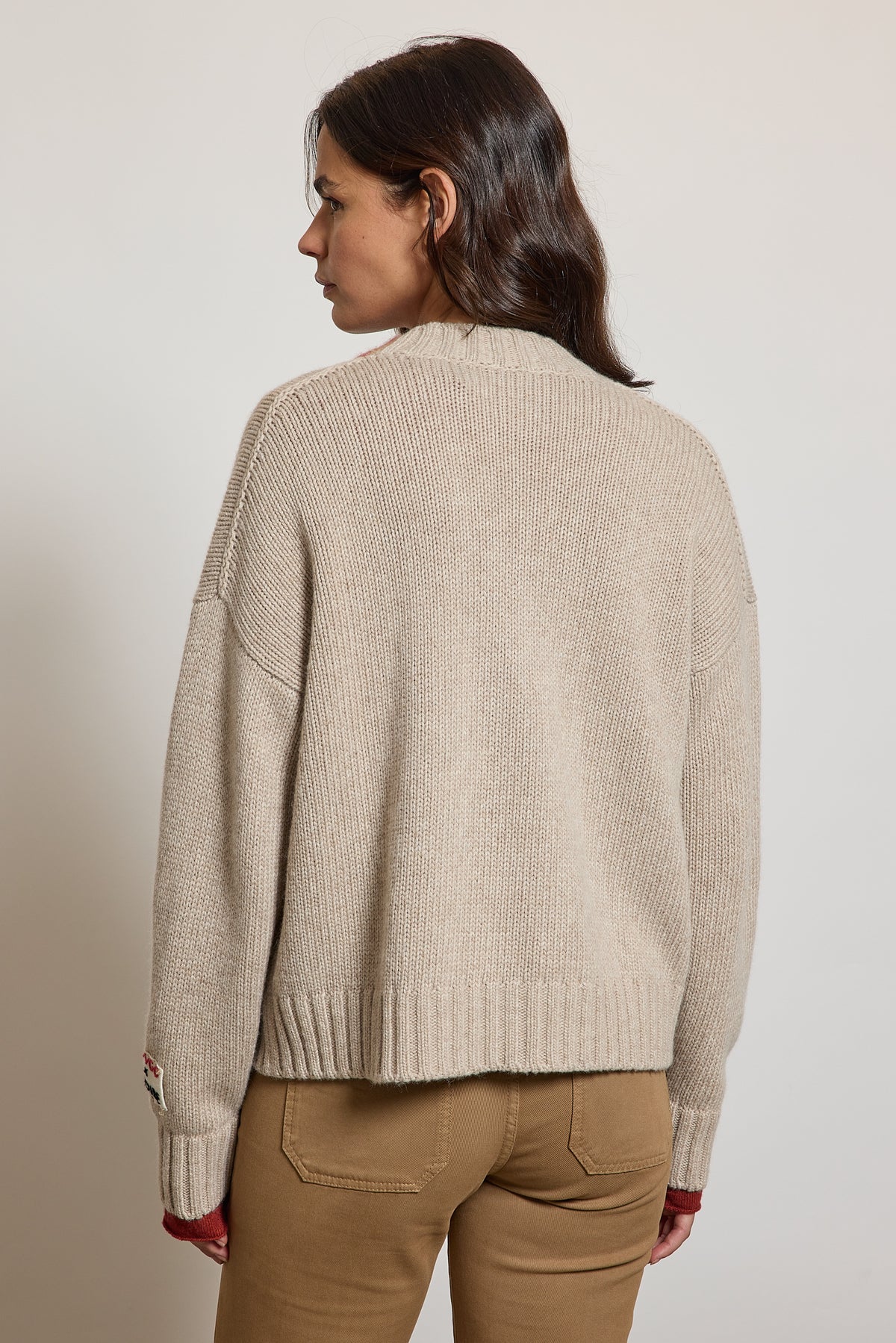 CARDIGAN À POCHE BEIGE