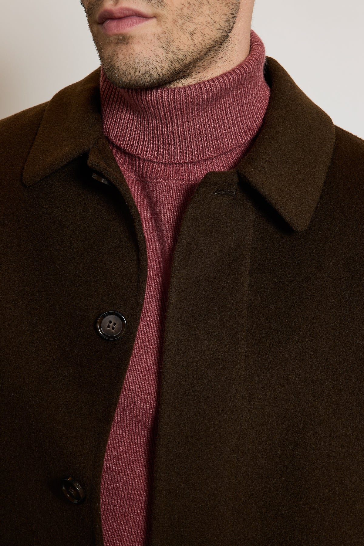 WOOL COAT CHOCOLATE
