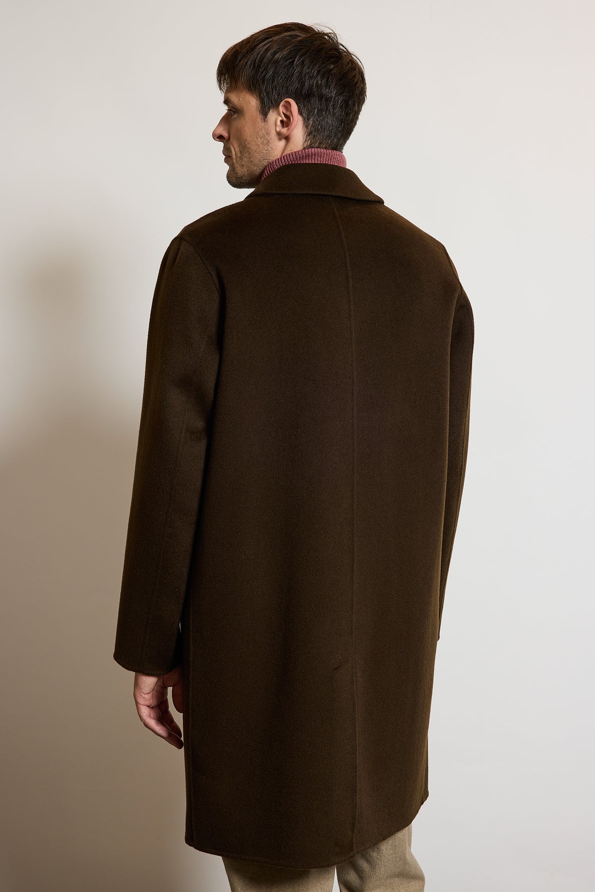 WOOL COAT CHOCOLATE