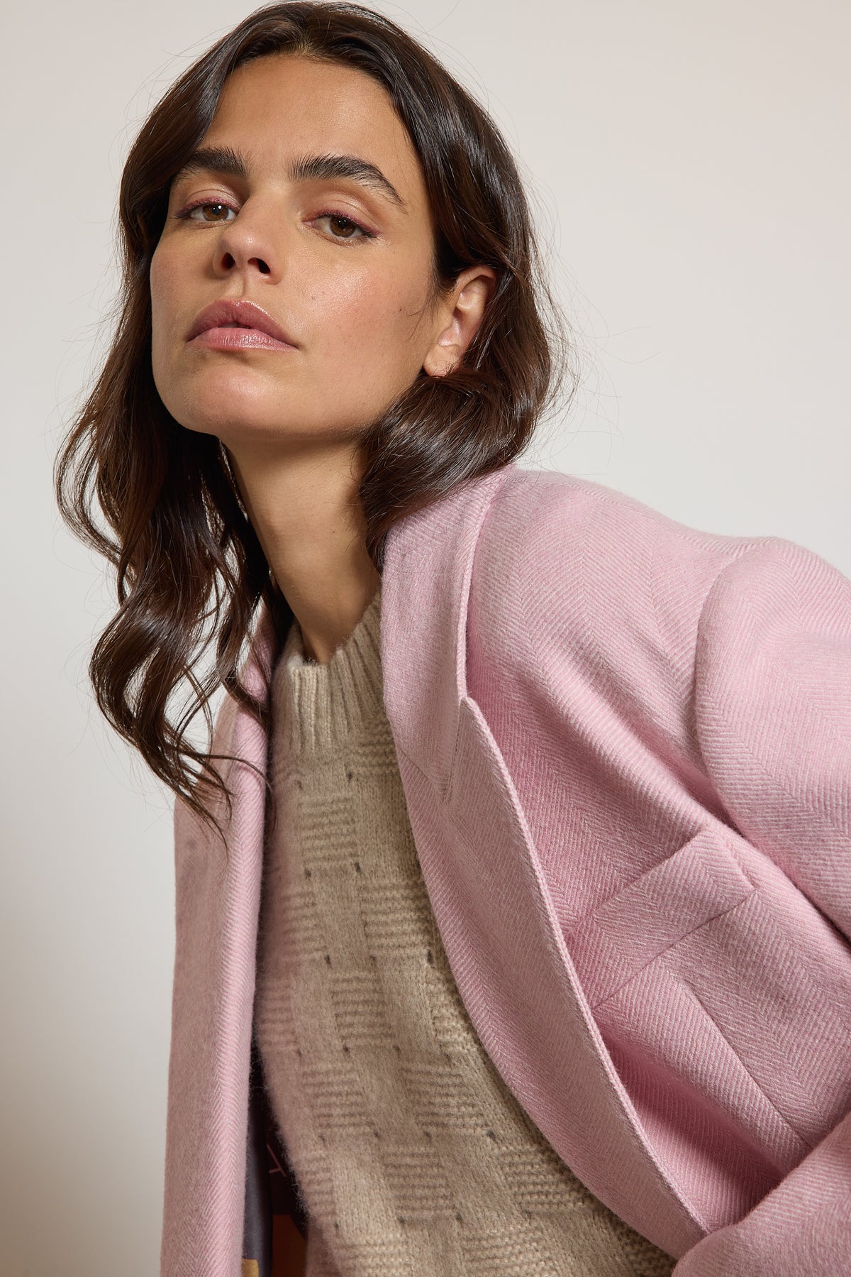CROSSED JACKET PINK