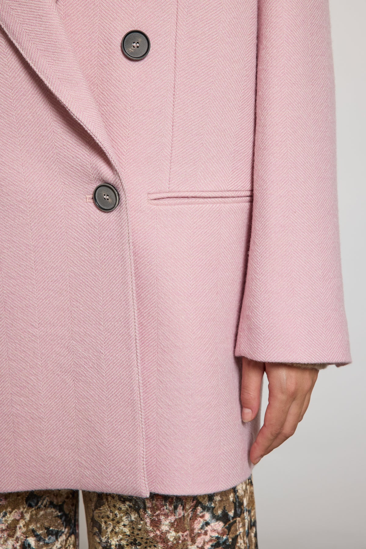 CROSSED JACKET PINK