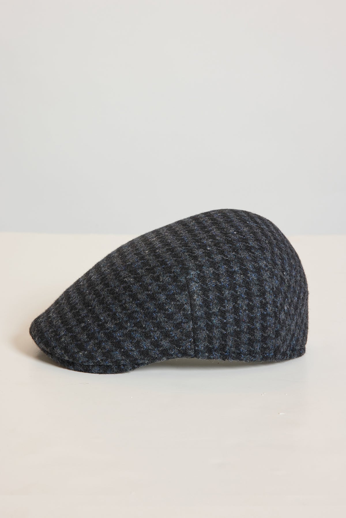 CASQUETTE PLATE LAINE BLEU