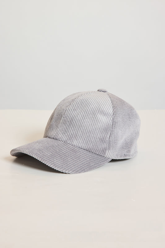 CORDUROY CAP GREY