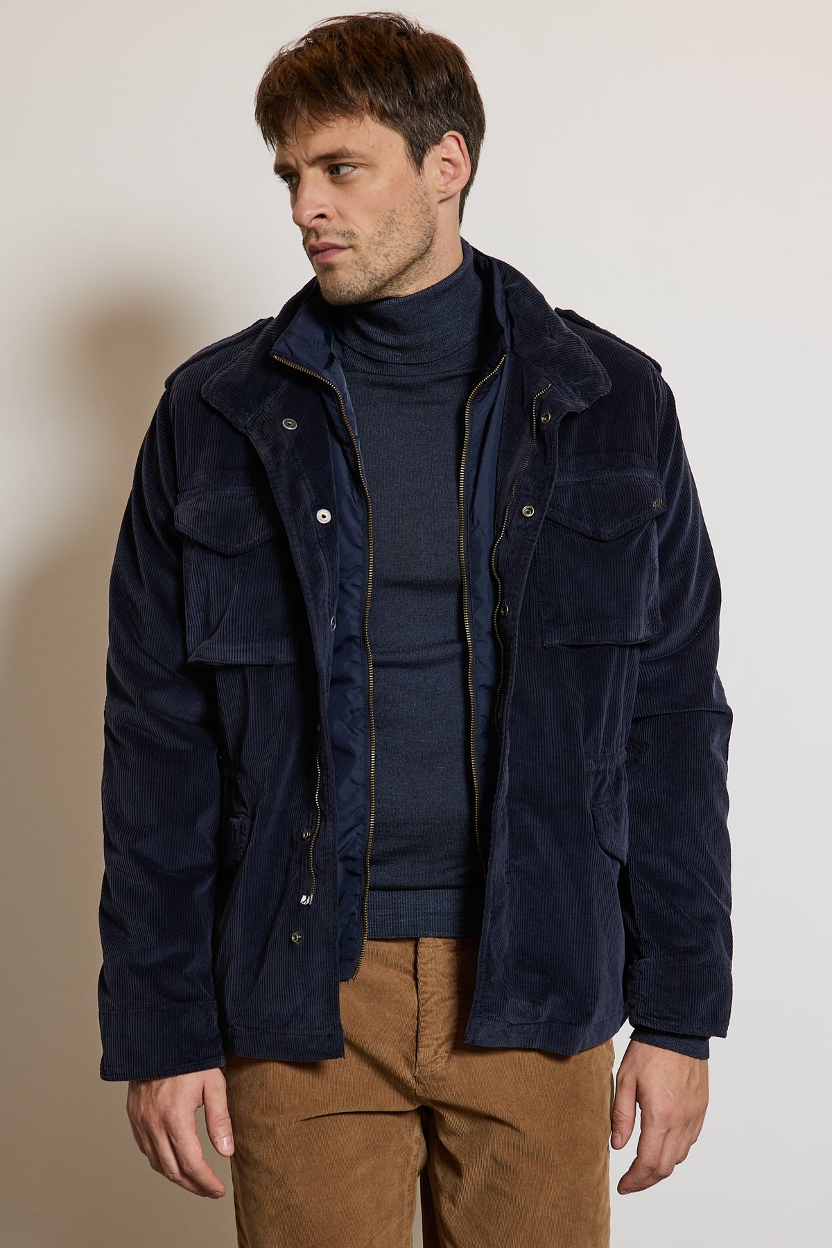 SAHARIENNE VELOURS INDIGO