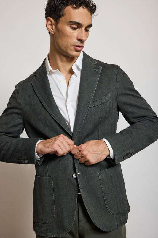 VESTE CHEVRONS FORET