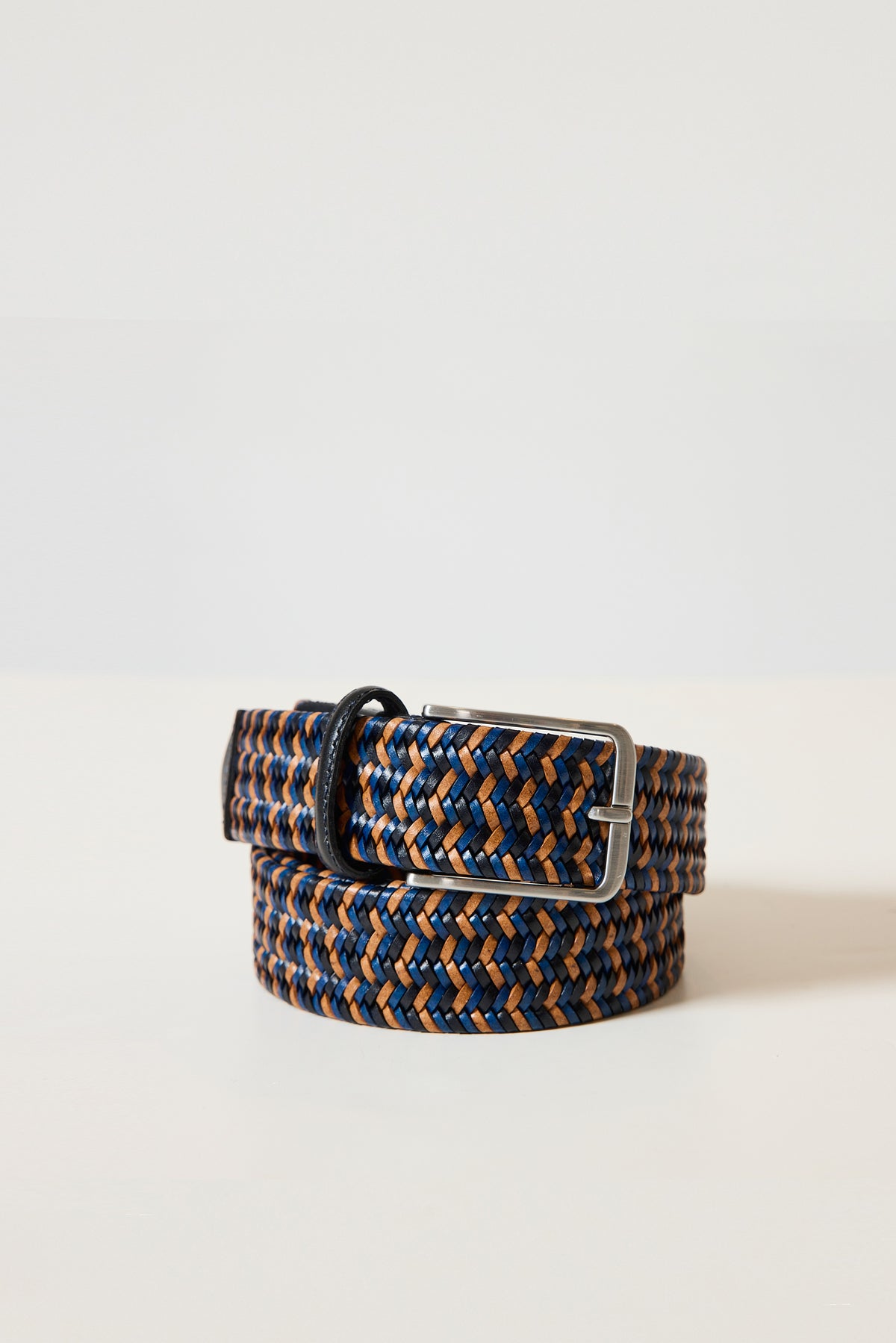 LEATHER BELT MULTICOLORED