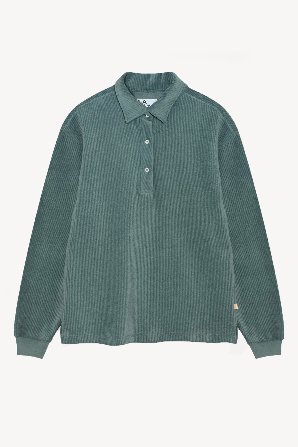 CORDUROY POLO GREEN LAGOON