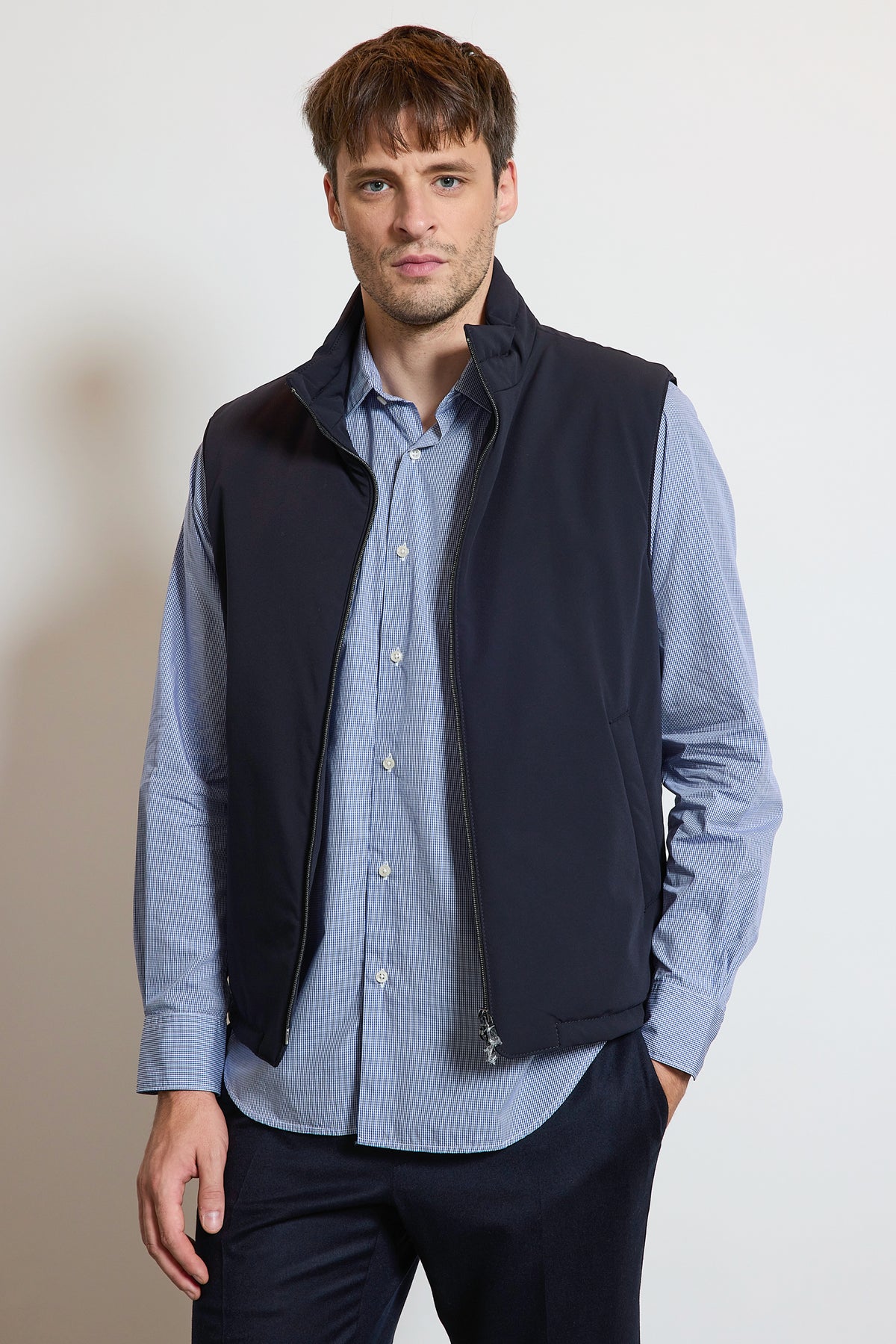 GILET MATELASSÉ MARINE
