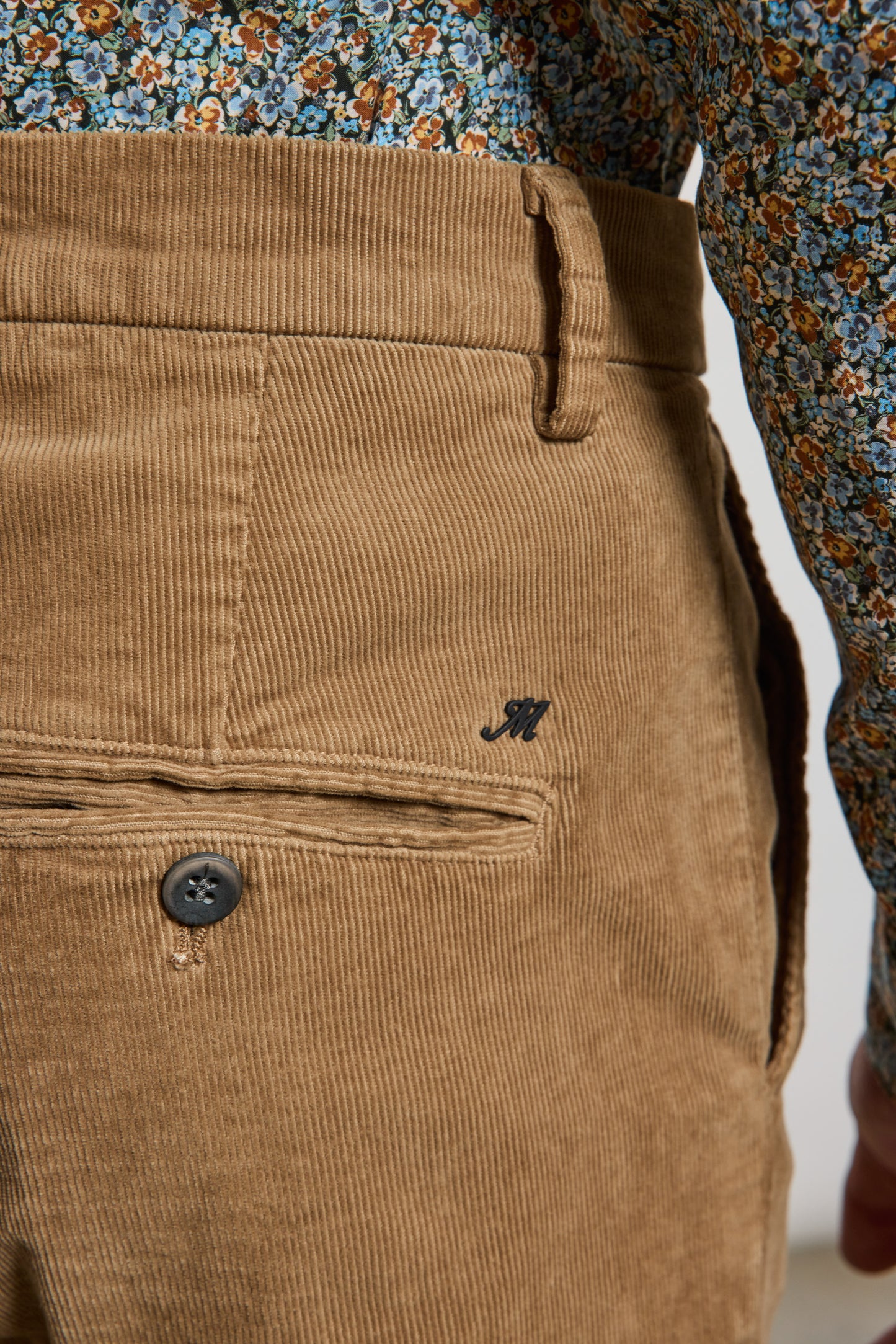 PANTALON VELOURS BEIGE