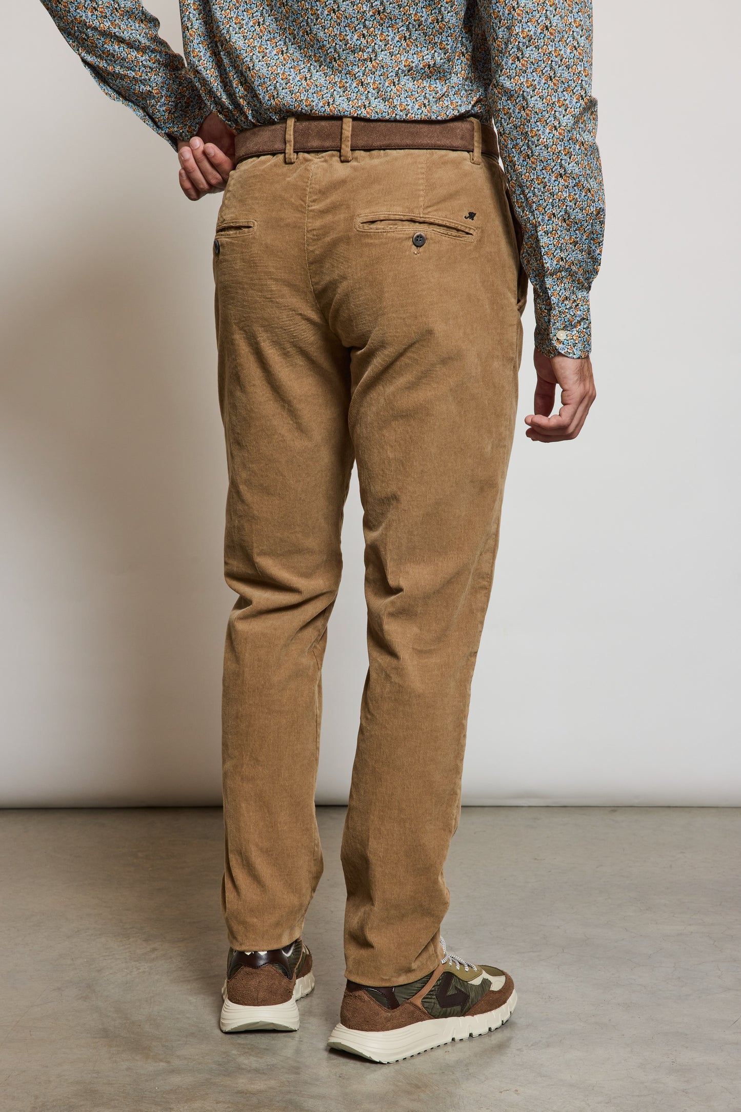 PANTALON VELOURS BEIGE