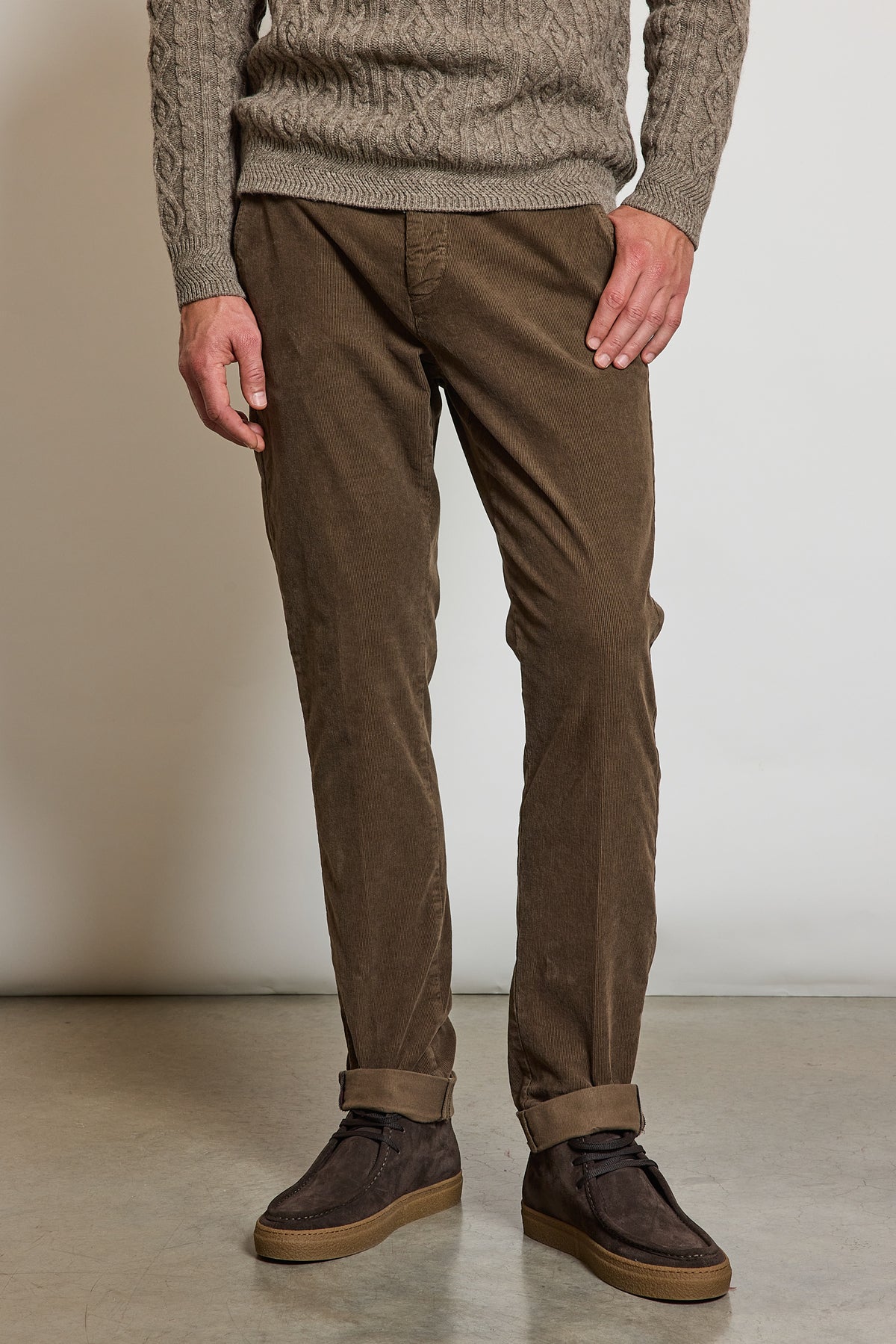 CORDUROY PANTS CHOCOLATE
