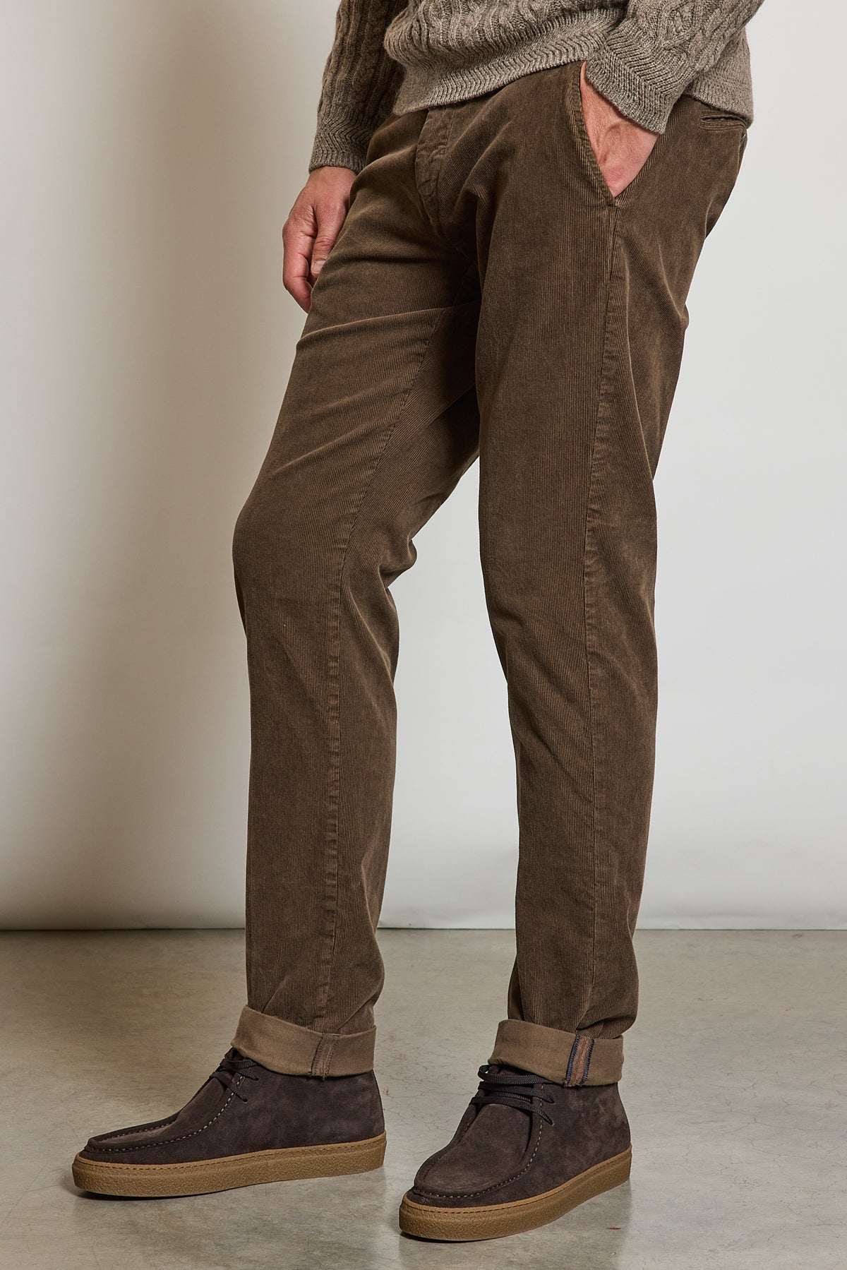 CORDUROY PANTS CHOCOLATE