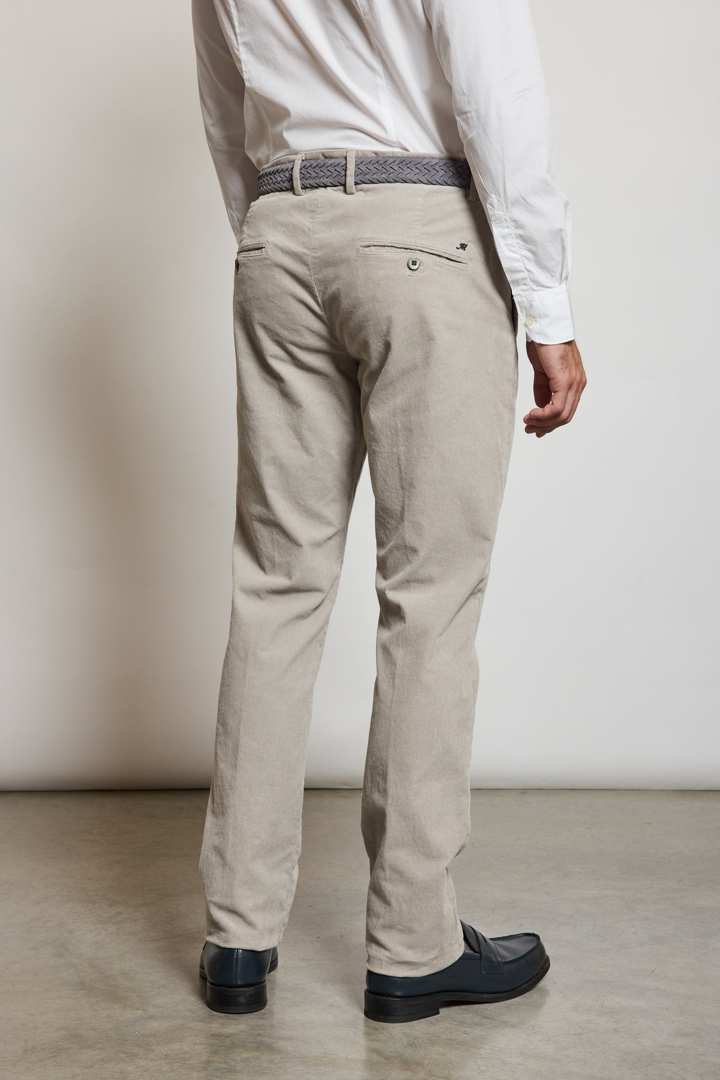 PANTALON VELOURS GRIS