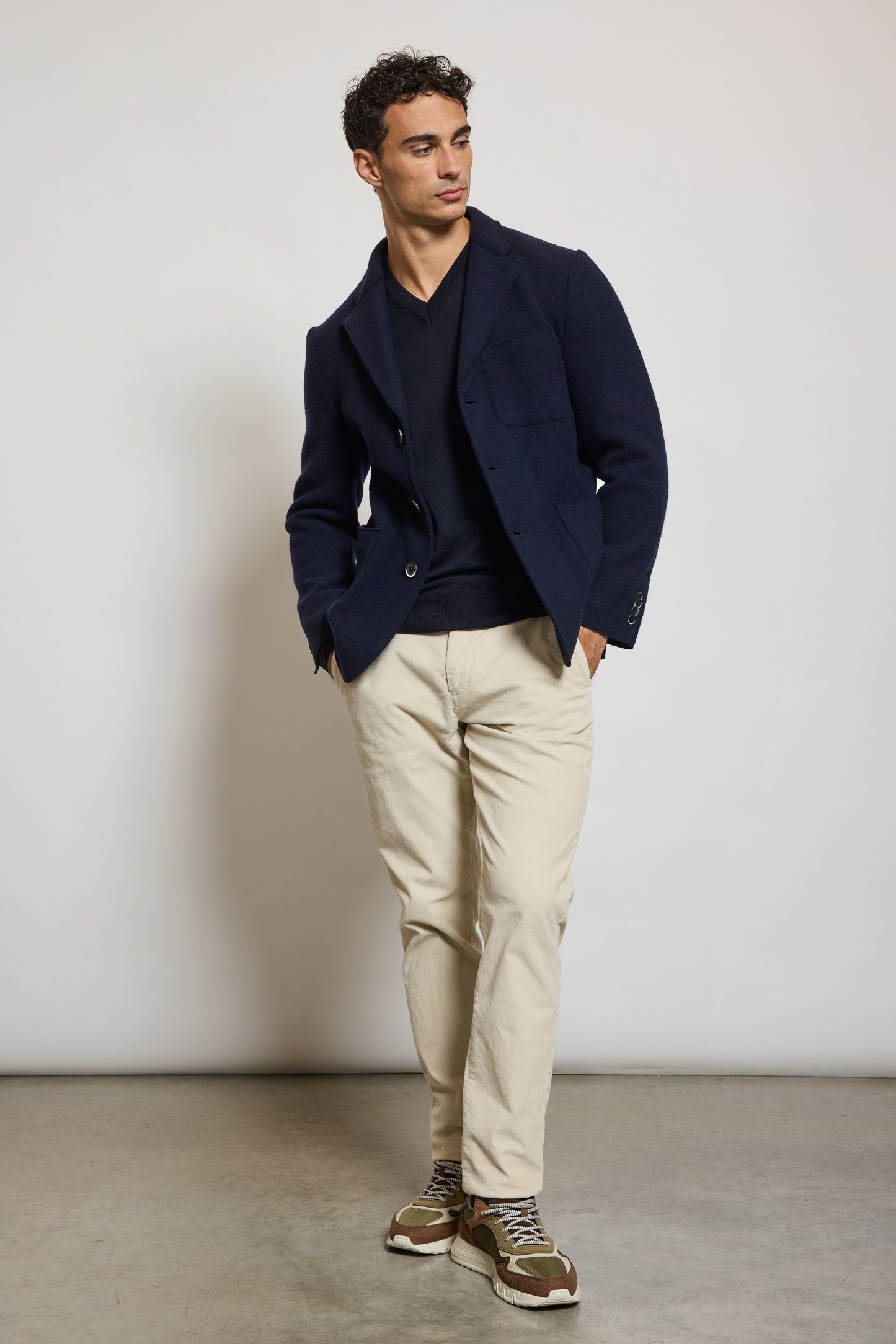 PANTALON VELOURS OFF WHITE