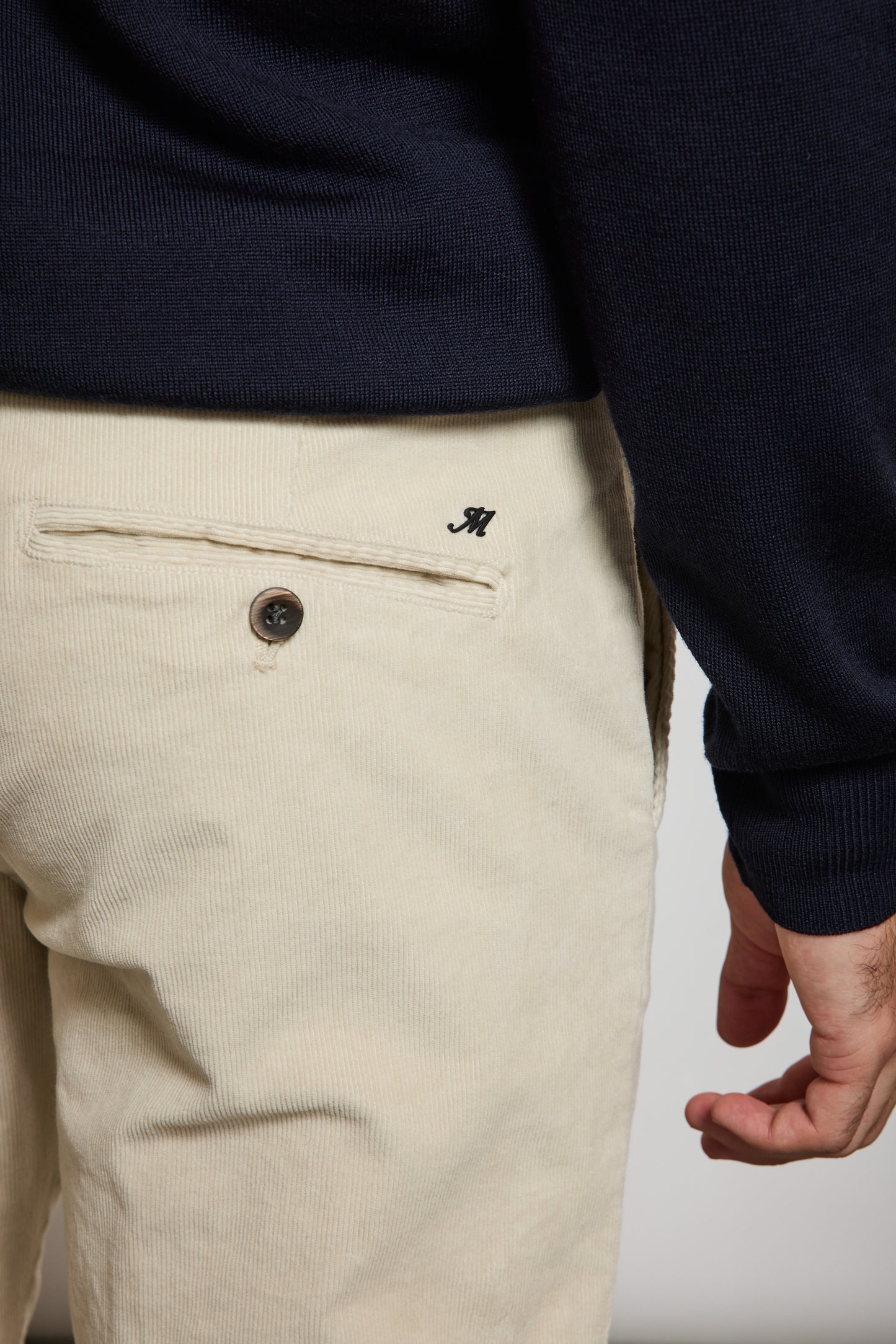 PANTALON VELOURS OFF WHITE