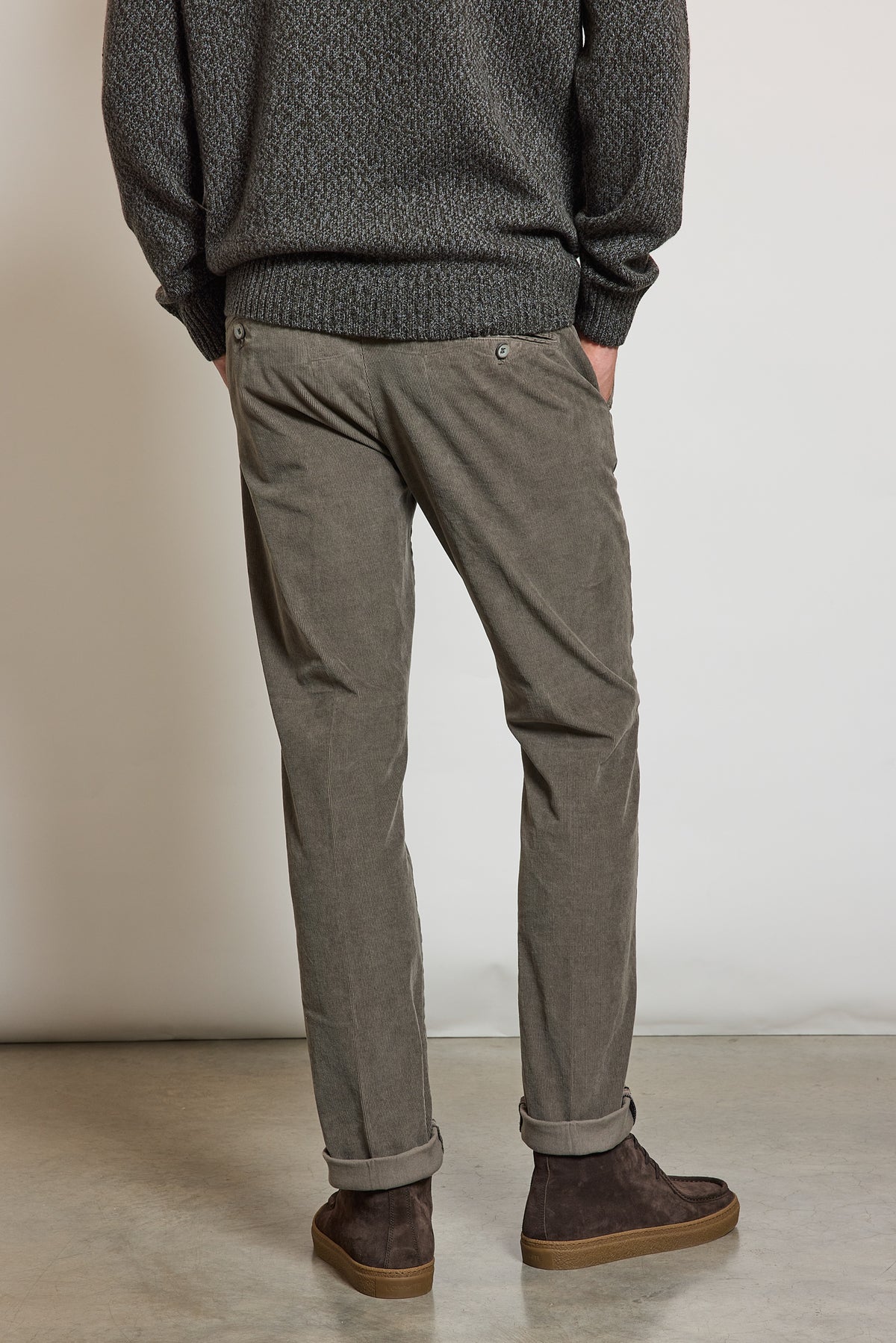 CORDUROY PANTS TAUPE