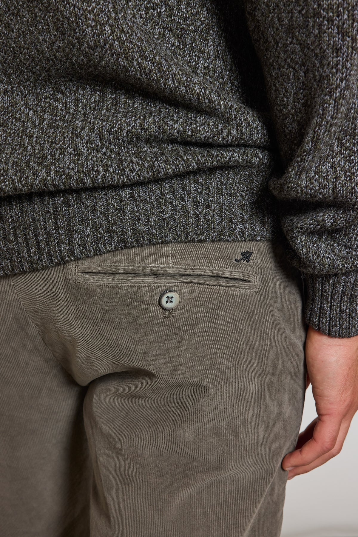 CORDUROY PANTS TAUPE