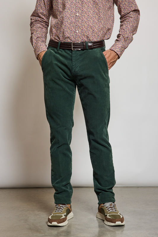 PANTALON VELOURS BLANCHI SAPIN